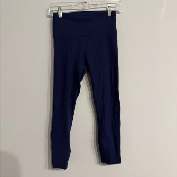 Lululemon Wunder Under Train Leggings – Navy, Size 6 - Picture 1 of 5